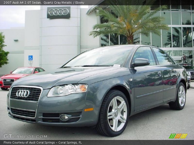 Quartz Gray Metallic / Ebony 2007 Audi A4 2.0T Sedan