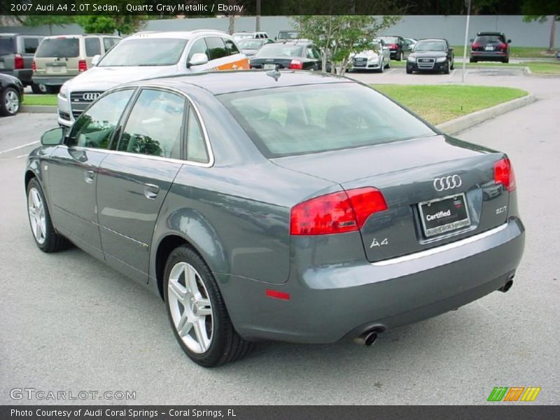 Quartz Gray Metallic / Ebony 2007 Audi A4 2.0T Sedan