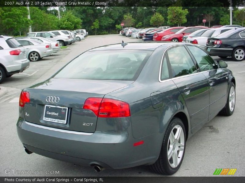 Quartz Gray Metallic / Ebony 2007 Audi A4 2.0T Sedan