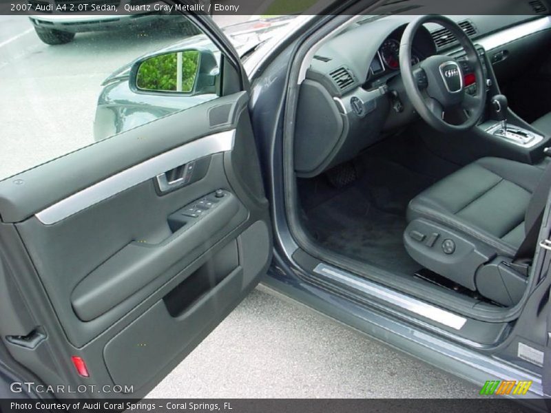 Quartz Gray Metallic / Ebony 2007 Audi A4 2.0T Sedan