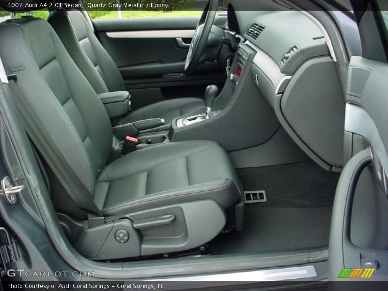 Quartz Gray Metallic / Ebony 2007 Audi A4 2.0T Sedan