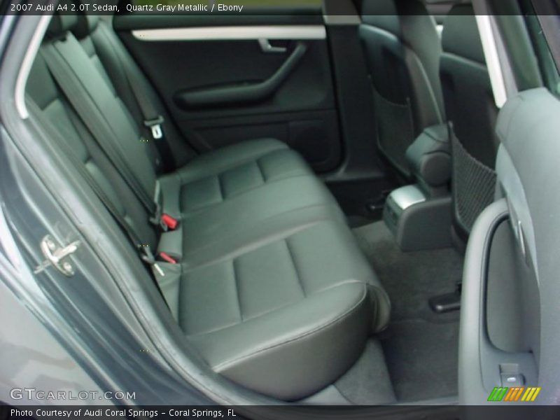 Quartz Gray Metallic / Ebony 2007 Audi A4 2.0T Sedan