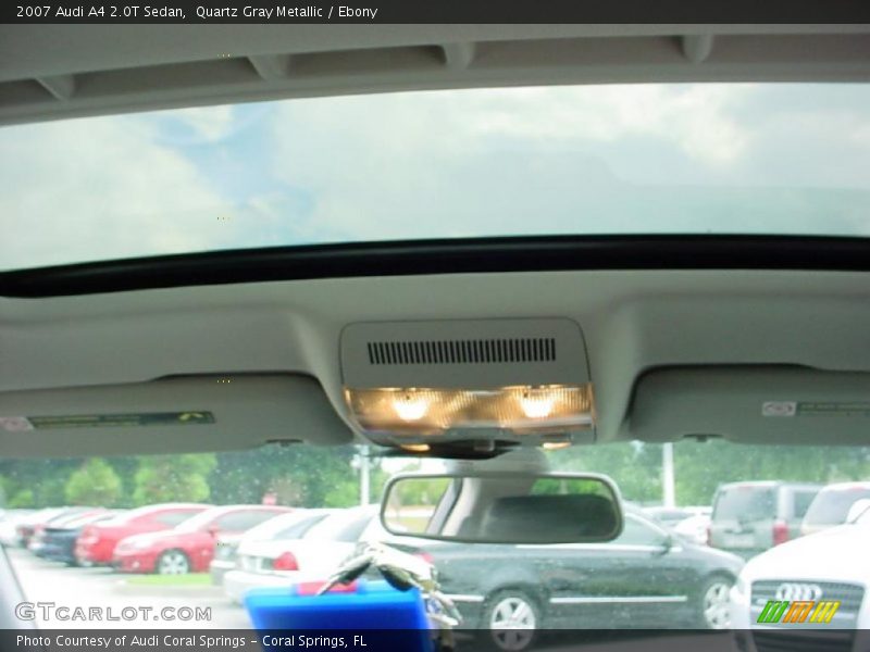 Quartz Gray Metallic / Ebony 2007 Audi A4 2.0T Sedan
