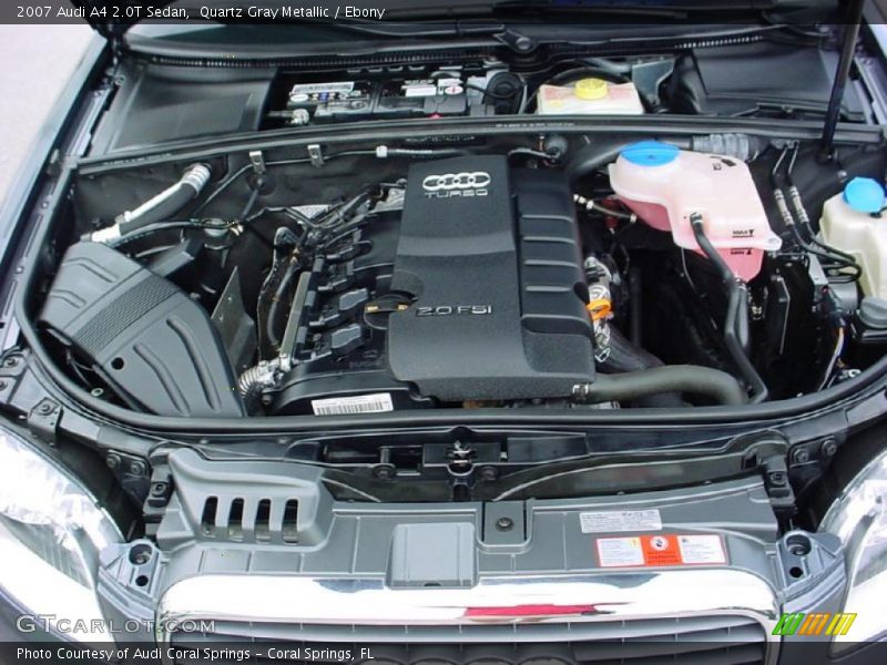 Quartz Gray Metallic / Ebony 2007 Audi A4 2.0T Sedan