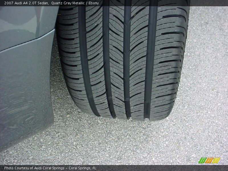 Quartz Gray Metallic / Ebony 2007 Audi A4 2.0T Sedan