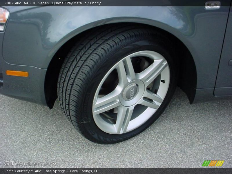 Quartz Gray Metallic / Ebony 2007 Audi A4 2.0T Sedan