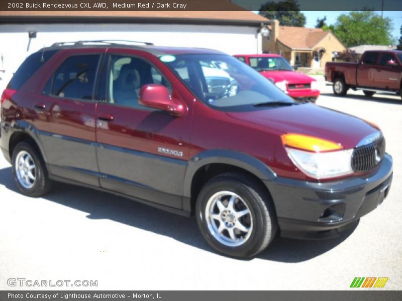 Medium Red / Dark Gray 2002 Buick Rendezvous CXL AWD