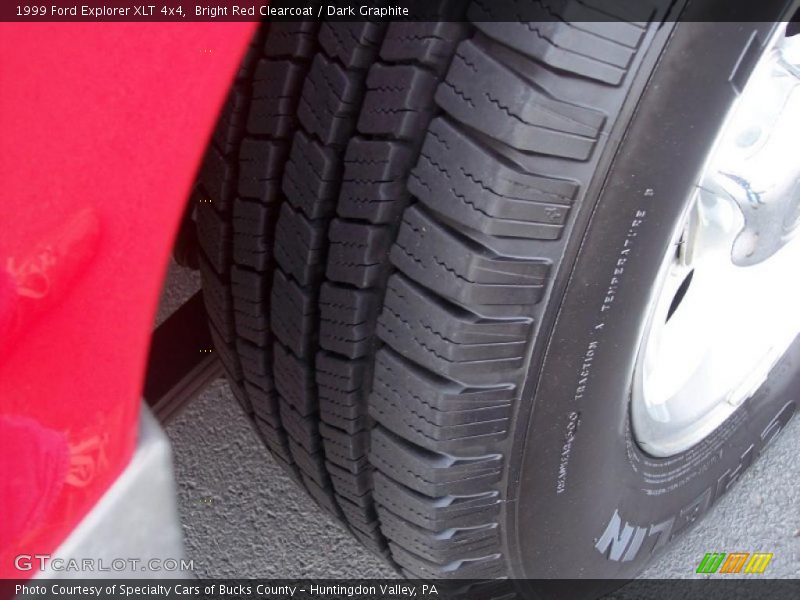 Bright Red Clearcoat / Dark Graphite 1999 Ford Explorer XLT 4x4