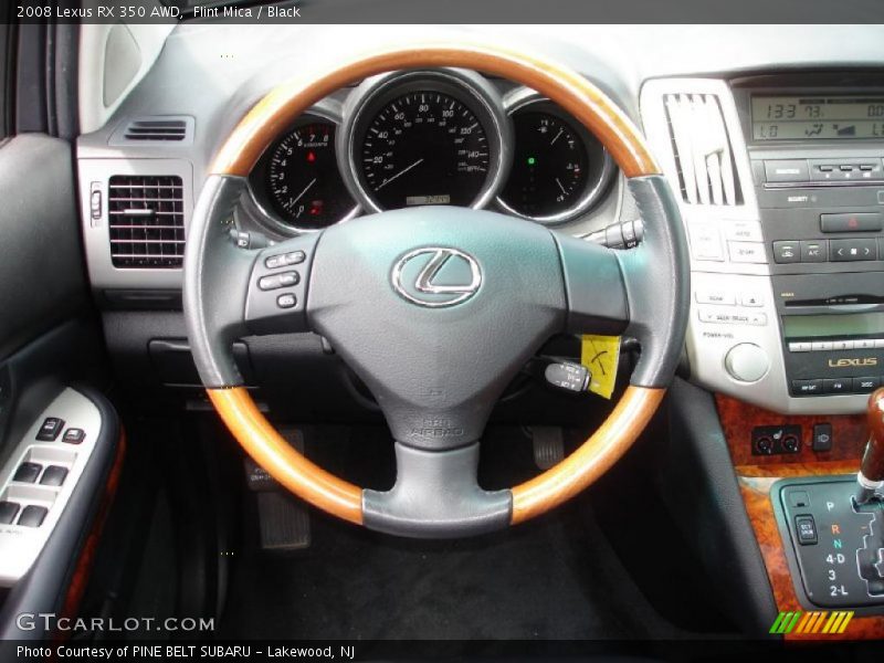 Flint Mica / Black 2008 Lexus RX 350 AWD