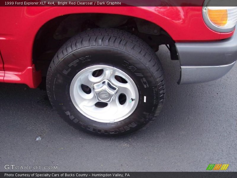 Bright Red Clearcoat / Dark Graphite 1999 Ford Explorer XLT 4x4