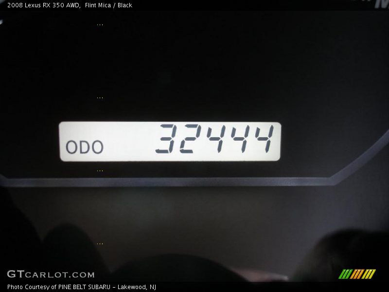 Flint Mica / Black 2008 Lexus RX 350 AWD