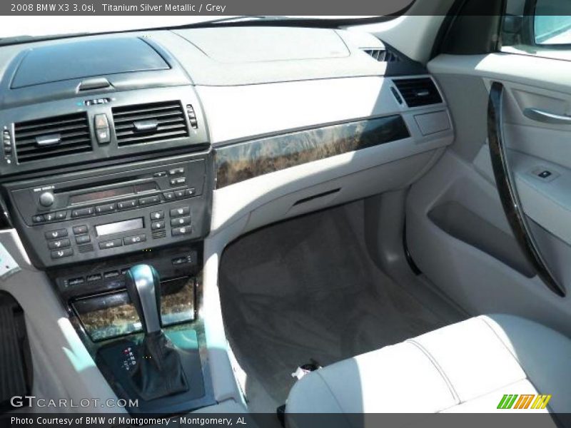 Titanium Silver Metallic / Grey 2008 BMW X3 3.0si