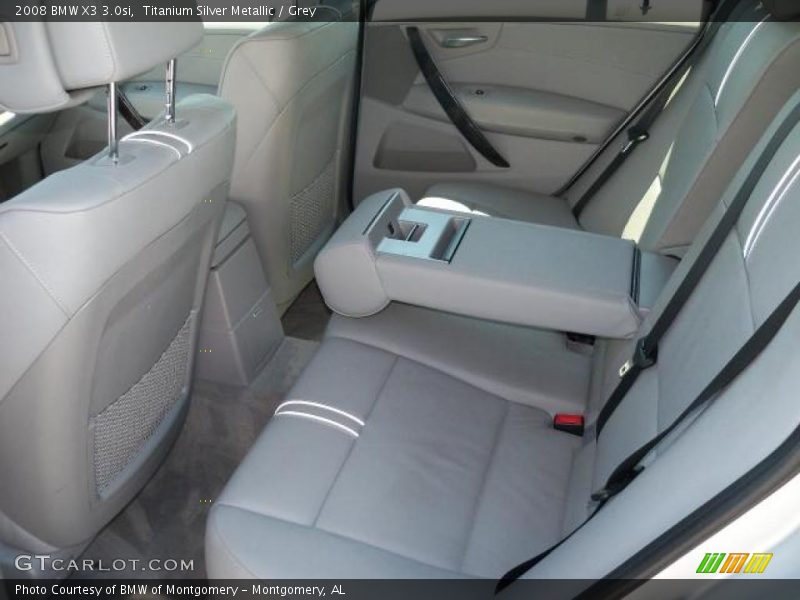 Titanium Silver Metallic / Grey 2008 BMW X3 3.0si
