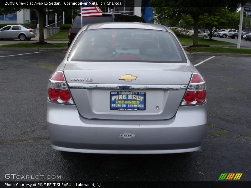 Cosmic Silver Metallic / Charcoal 2008 Chevrolet Aveo LS Sedan