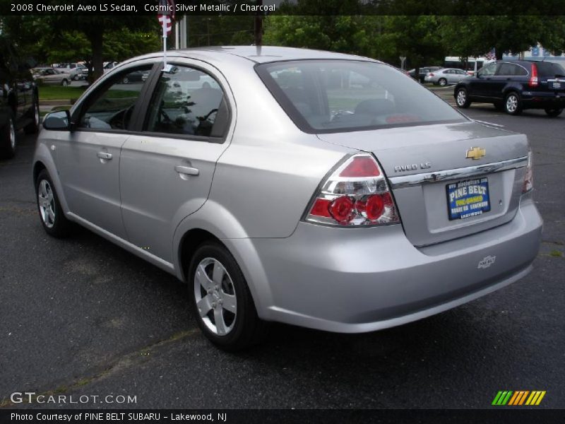 Cosmic Silver Metallic / Charcoal 2008 Chevrolet Aveo LS Sedan