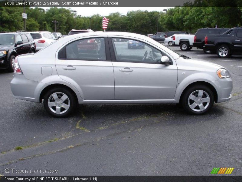 Cosmic Silver Metallic / Charcoal 2008 Chevrolet Aveo LS Sedan