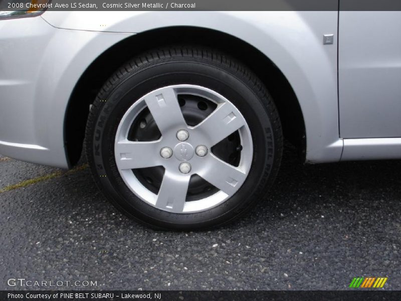 Cosmic Silver Metallic / Charcoal 2008 Chevrolet Aveo LS Sedan