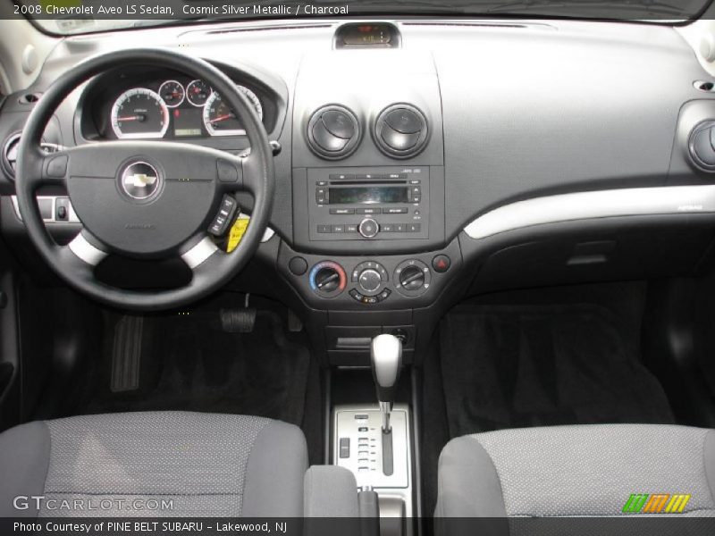 Cosmic Silver Metallic / Charcoal 2008 Chevrolet Aveo LS Sedan
