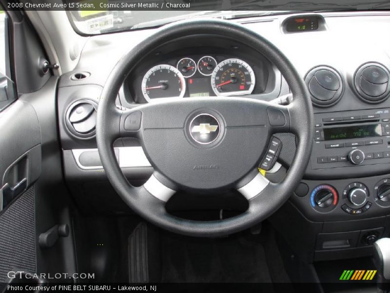Cosmic Silver Metallic / Charcoal 2008 Chevrolet Aveo LS Sedan