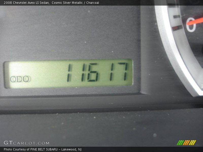 Cosmic Silver Metallic / Charcoal 2008 Chevrolet Aveo LS Sedan