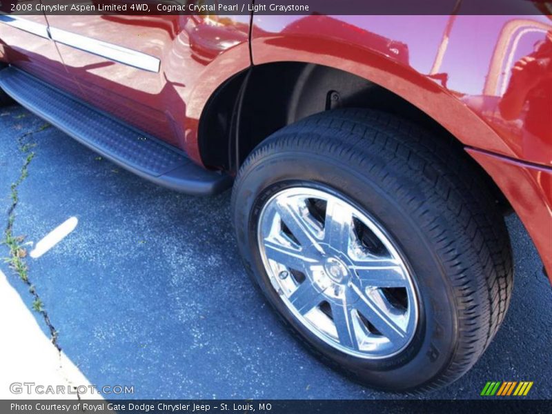 Cognac Crystal Pearl / Light Graystone 2008 Chrysler Aspen Limited 4WD