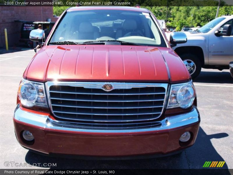 Cognac Crystal Pearl / Light Graystone 2008 Chrysler Aspen Limited 4WD