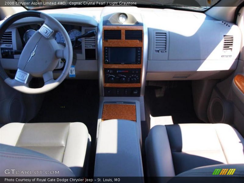 Cognac Crystal Pearl / Light Graystone 2008 Chrysler Aspen Limited 4WD