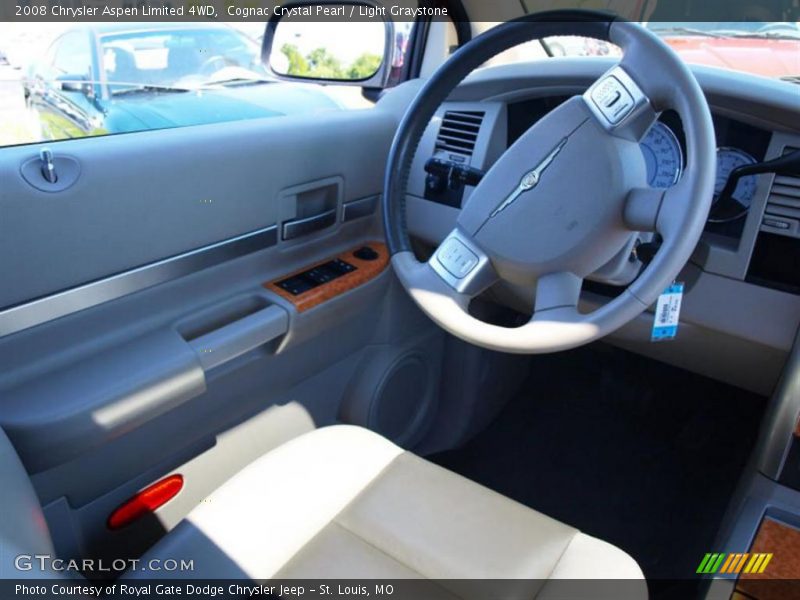Cognac Crystal Pearl / Light Graystone 2008 Chrysler Aspen Limited 4WD