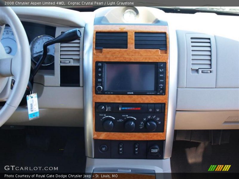 Cognac Crystal Pearl / Light Graystone 2008 Chrysler Aspen Limited 4WD