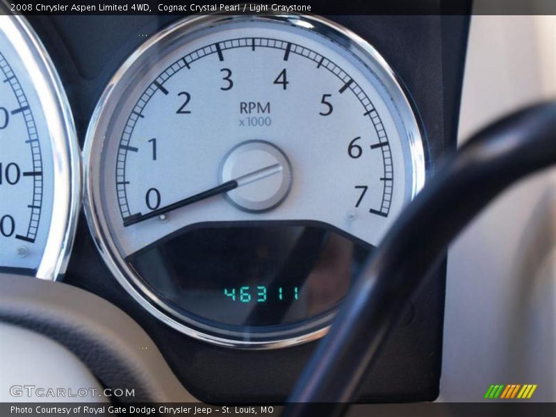 Cognac Crystal Pearl / Light Graystone 2008 Chrysler Aspen Limited 4WD
