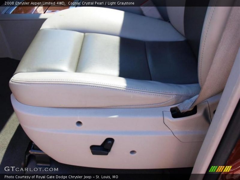 Cognac Crystal Pearl / Light Graystone 2008 Chrysler Aspen Limited 4WD