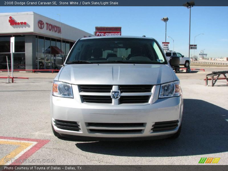 Stone White / Dark Slate/Light Shale 2008 Dodge Grand Caravan SE
