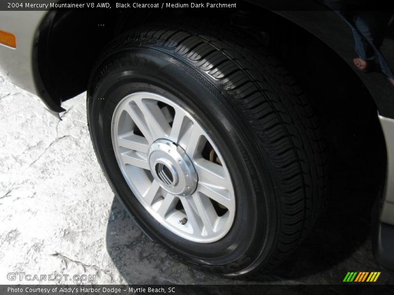 Black Clearcoat / Medium Dark Parchment 2004 Mercury Mountaineer V8 AWD