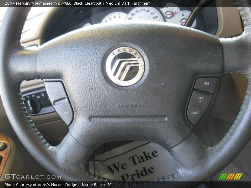 Black Clearcoat / Medium Dark Parchment 2004 Mercury Mountaineer V8 AWD