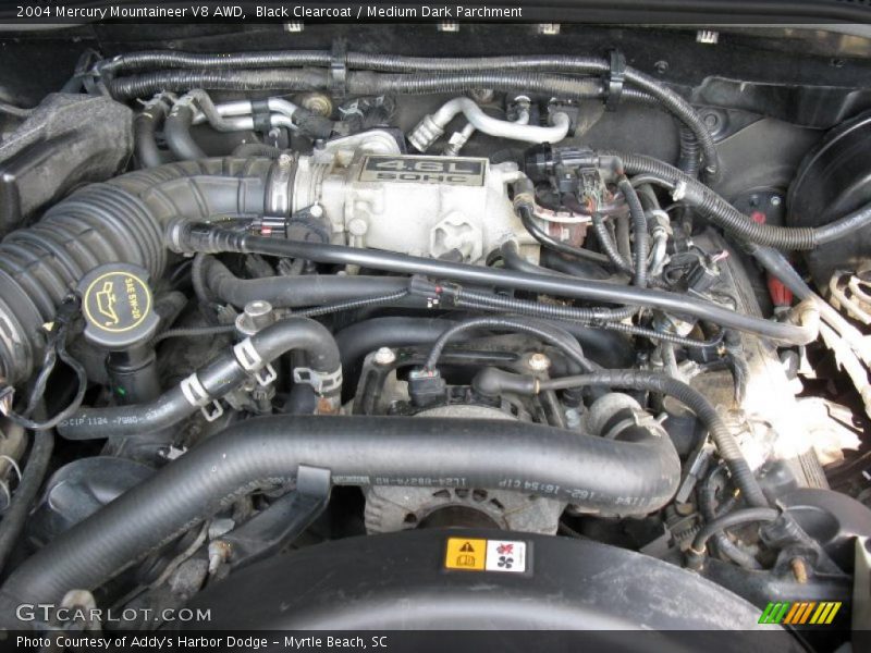 Black Clearcoat / Medium Dark Parchment 2004 Mercury Mountaineer V8 AWD