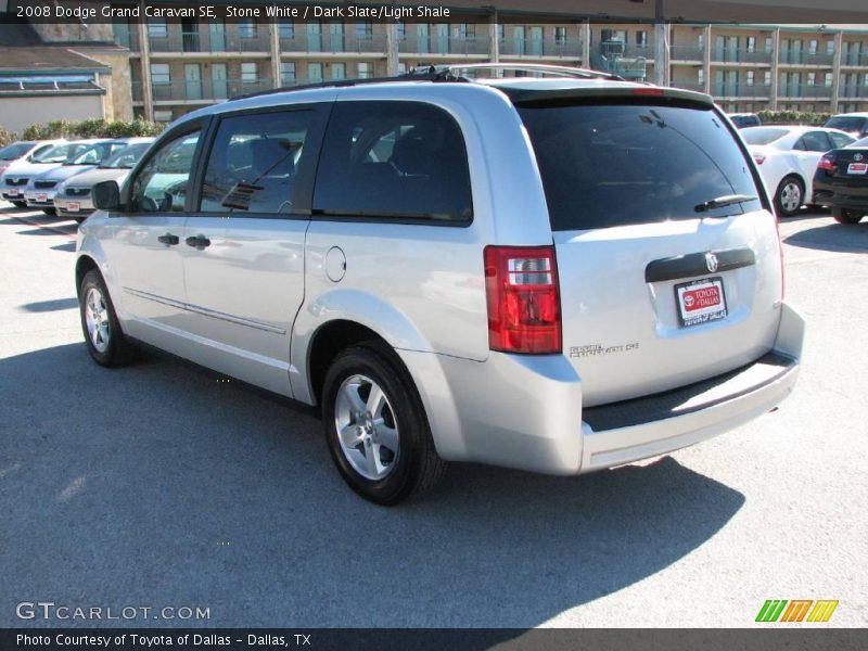 Stone White / Dark Slate/Light Shale 2008 Dodge Grand Caravan SE