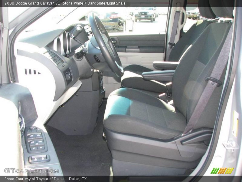 Stone White / Dark Slate/Light Shale 2008 Dodge Grand Caravan SE