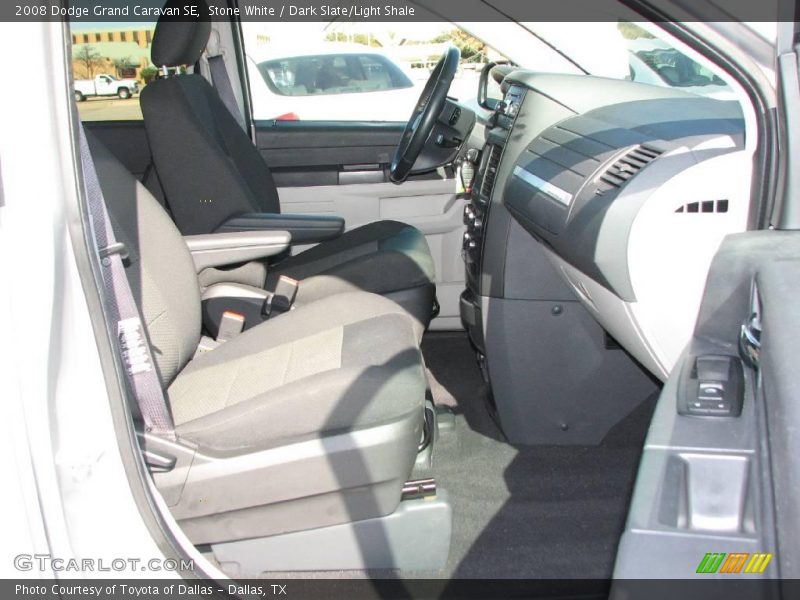 Stone White / Dark Slate/Light Shale 2008 Dodge Grand Caravan SE