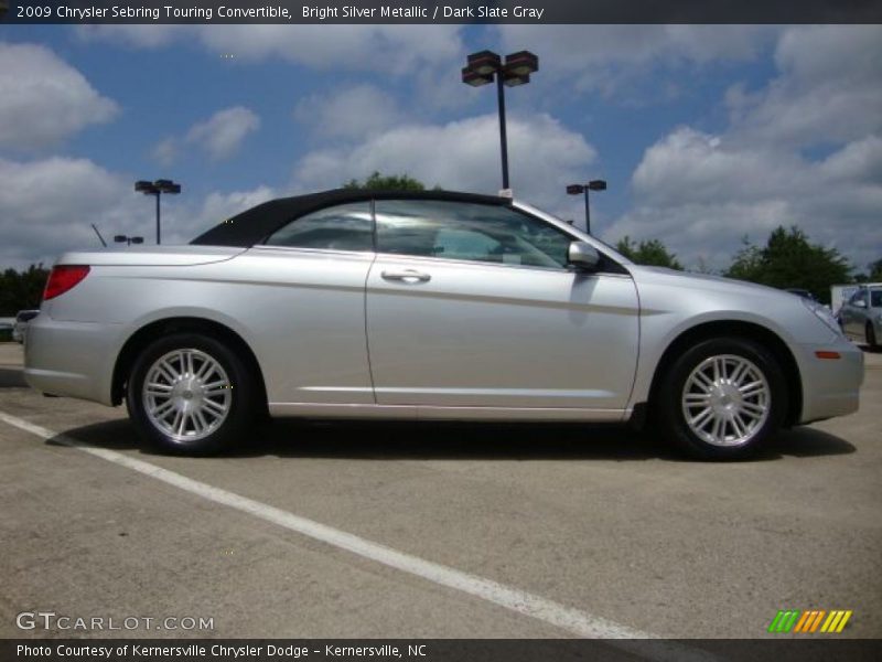 Bright Silver Metallic / Dark Slate Gray 2009 Chrysler Sebring Touring Convertible
