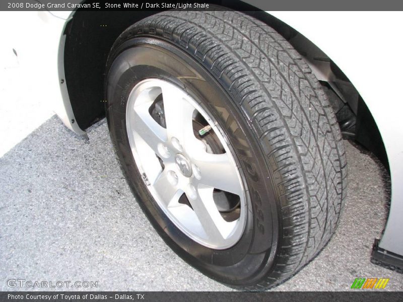 Stone White / Dark Slate/Light Shale 2008 Dodge Grand Caravan SE