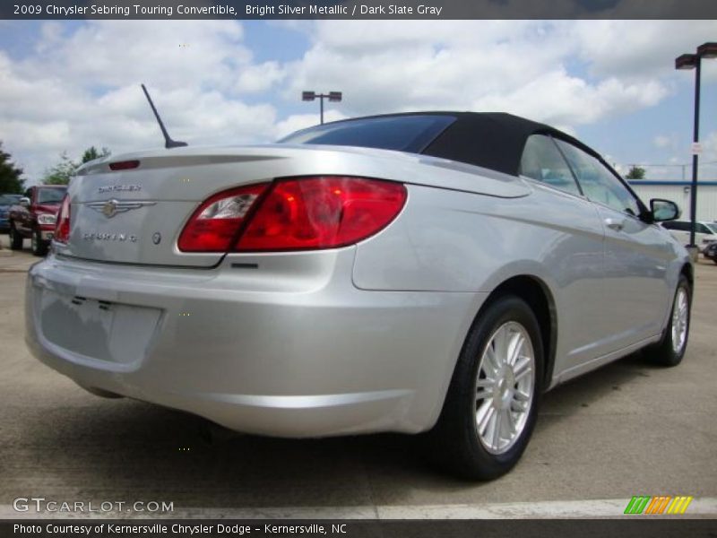 Bright Silver Metallic / Dark Slate Gray 2009 Chrysler Sebring Touring Convertible