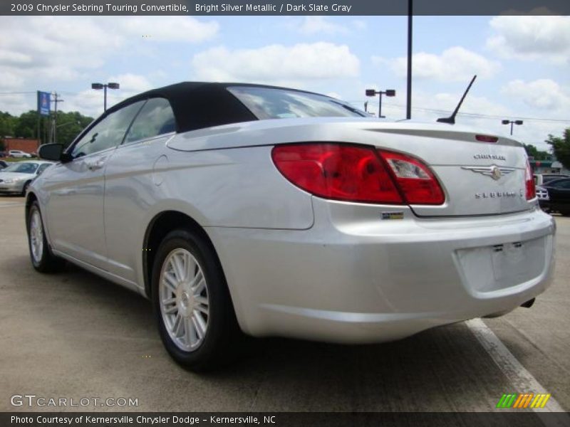 Bright Silver Metallic / Dark Slate Gray 2009 Chrysler Sebring Touring Convertible