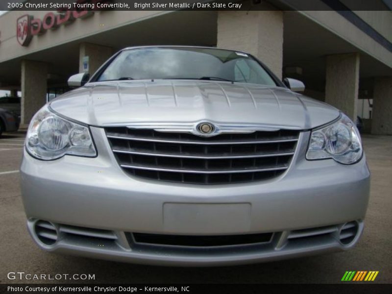 Bright Silver Metallic / Dark Slate Gray 2009 Chrysler Sebring Touring Convertible