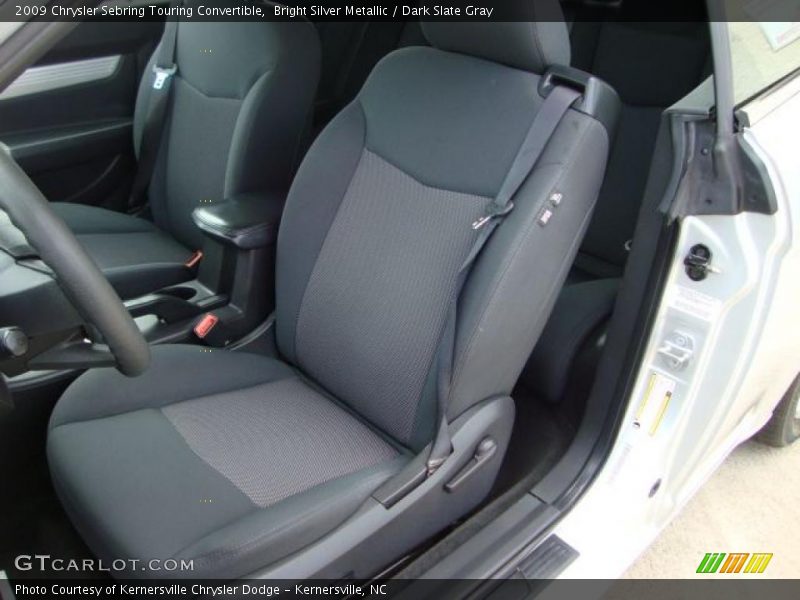Bright Silver Metallic / Dark Slate Gray 2009 Chrysler Sebring Touring Convertible