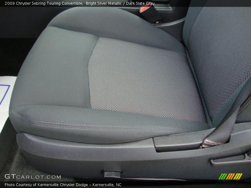Bright Silver Metallic / Dark Slate Gray 2009 Chrysler Sebring Touring Convertible