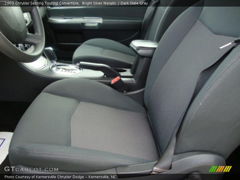 Bright Silver Metallic / Dark Slate Gray 2009 Chrysler Sebring Touring Convertible