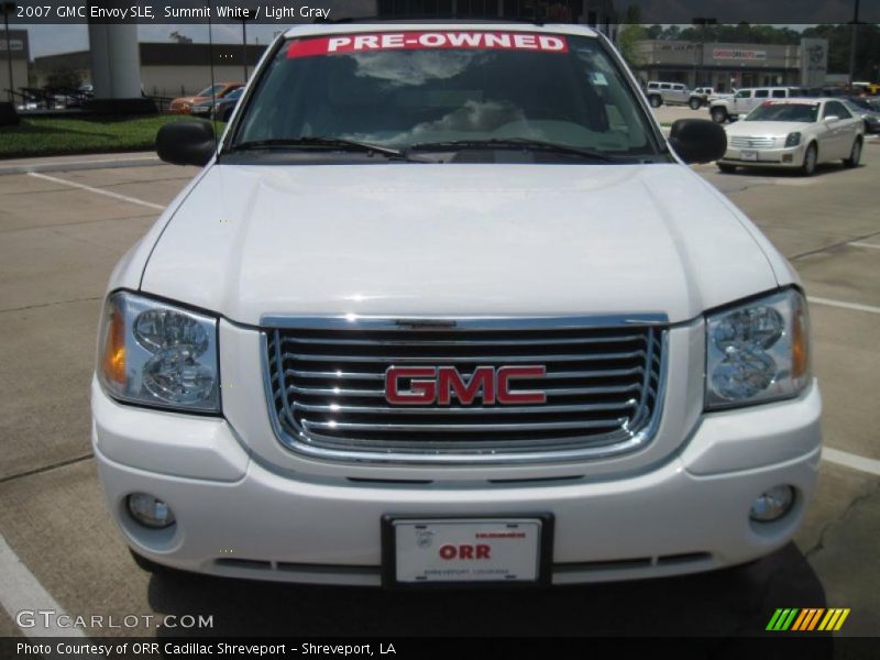 Summit White / Light Gray 2007 GMC Envoy SLE
