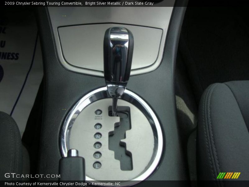 Bright Silver Metallic / Dark Slate Gray 2009 Chrysler Sebring Touring Convertible