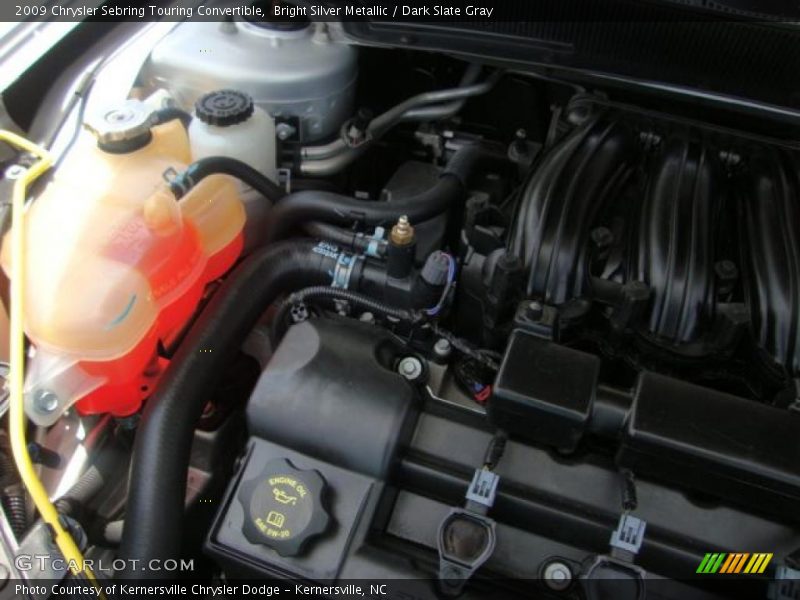 Bright Silver Metallic / Dark Slate Gray 2009 Chrysler Sebring Touring Convertible