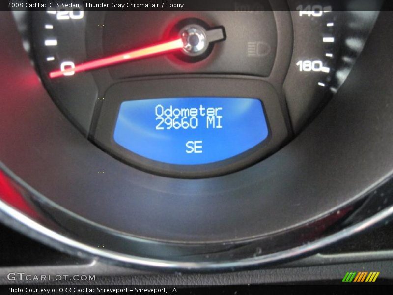 Thunder Gray Chromaflair / Ebony 2008 Cadillac CTS Sedan